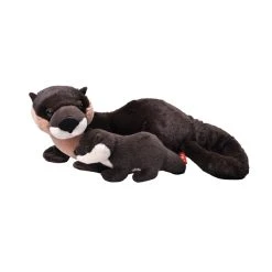 Mom And Baby River Otter Stuffed Animals By Wild Republic