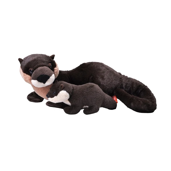 Mom And Baby River Otter Stuffed Animals By Wild Republic 1 Mom And Baby River Otter Stuffed Animals By Wild Republic