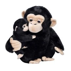 Mom And Baby Chimpanzee Stuffed Animals By Wild Republic