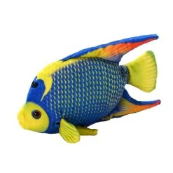 Stuffed Queen Angel Fish Coral Reef Plush By Wild Republic