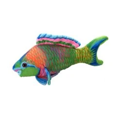 Stuffed Parrot Fish Coral Reef Plush By Wild Republic