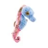 Shiny Stuffed Blue Seahorse Mini Foilkins By Wild Republic
