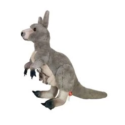 Realistic 15 Inch Plush Kangaroo With Removeable Joey By Wild Republic