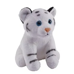Pocketkins Eco-Friendly Small Plush White Tiger By Wild Republic