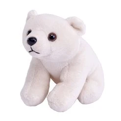 Pocketkins Eco-Friendly Small Plush Polar Bear By Wild Republic